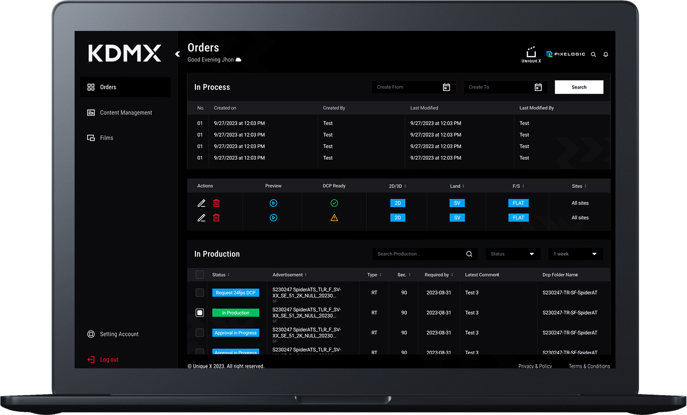 Image showing KDMX dashboard