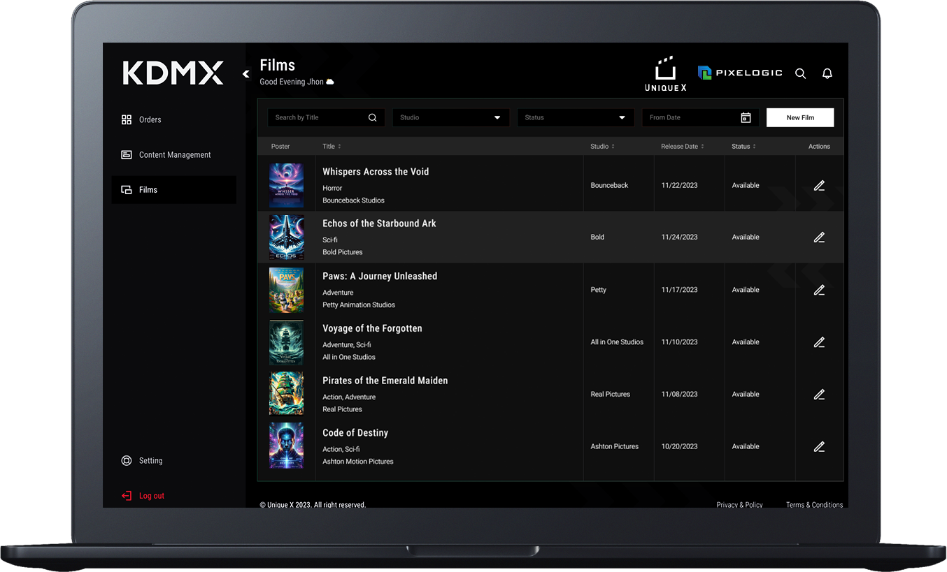 Image showing KDMX dashboard